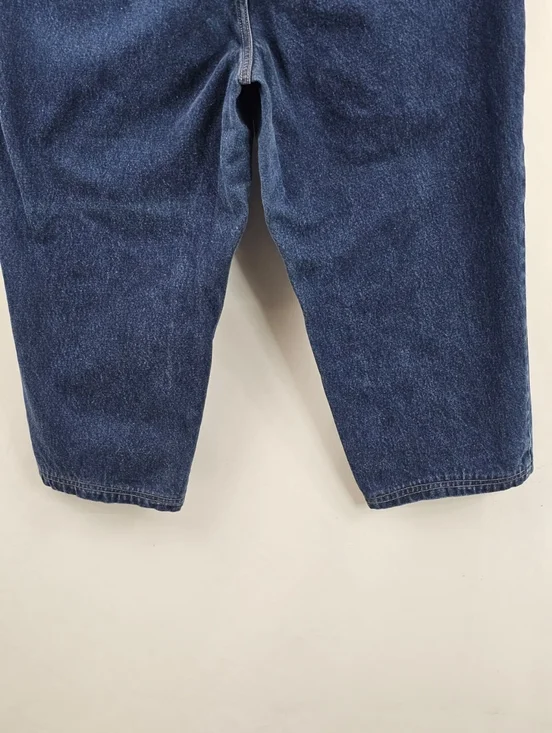 Venezia Women's Famian Dark Blue High Waist Cropped Jeans, Sz 20 - Picture 5 of 11